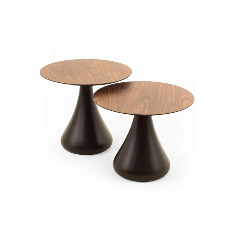 Mushroom Yan Sehpa (Ceviz), görsel 2
