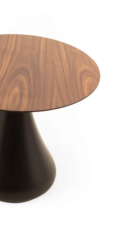 Mushroom Yan Sehpa (Ceviz), görsel 3